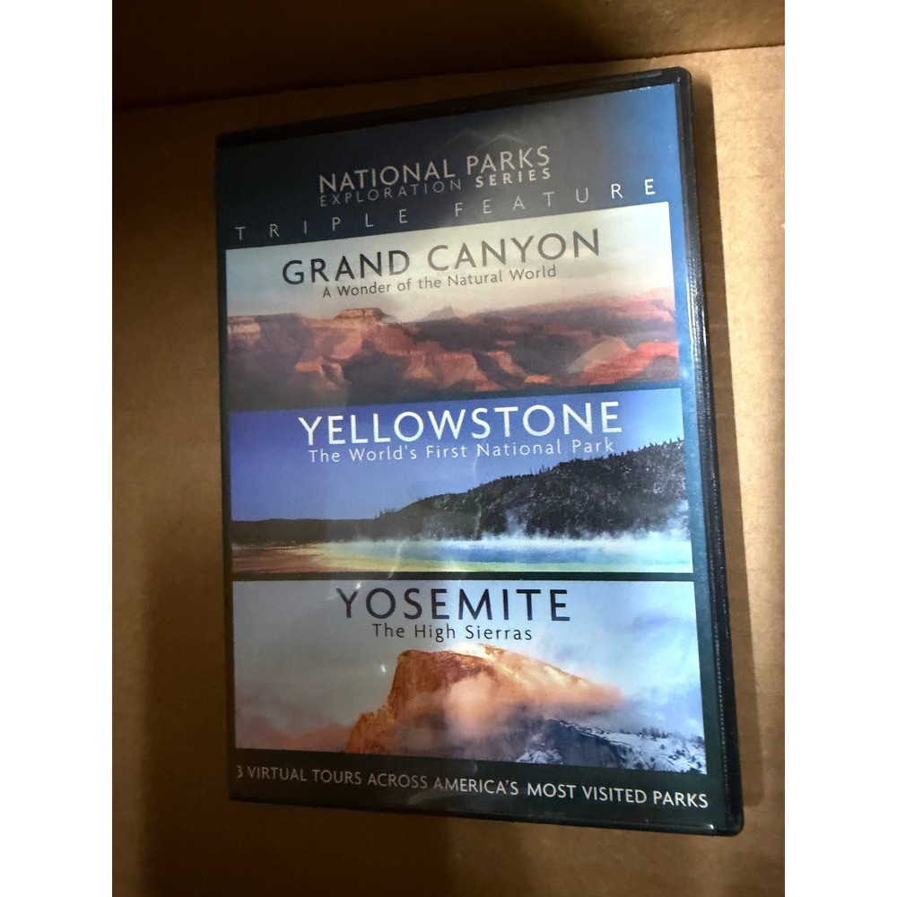 National Parks Triple Feature DVD:‎ Grand Canyon, Yellowstone & Yosemite